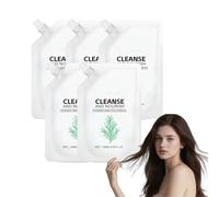 Shampoo volumizzante al rosmarino per cuoio capelluto grasso - Shampoo ispessente agli aminoacidi del rosmarino per capelli diradati - Miscela ispessente per rinforzare i capelli, 100 ml (5 scatole)