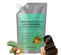 Shampoo volumizzante anticaduta, formula nutriente che leviga il cuoio capelluto e favorisce la ricrescita dei capelli per donne e uomini, migliora la qualità dei capelli e li rende naturalmente più f