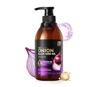 Shampoo volumizzante da 500 ml, detergente rinforzante per capelli, flacone grande con struttura nutriente, cura del cuoio capelluto sensibile, formula bilanciata con pH con stile moderno, strumento