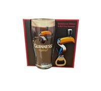 Shamrock Gift Company Guinness Toucan - Bicchiere da birra e apribottiglie