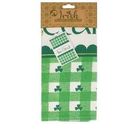 Shamrock Gift Company - Strofinaccio a nido d'ape "Good Luck from Ireland" - a quadri - 100% cotone