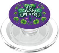 Shamrock Saint Irish Patrick Clover Mamma Lucky Holiday PopSockets PopGrip per MagSafe