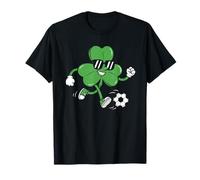 Shamrock Soccer St Patricks Day Divertente Lucky Clover Maglietta