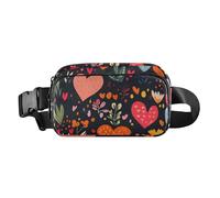 Shamrocks Lucky St Elegante borsa a tracolla per donne e uomini, impermeabile, con cinghia regolabile, per viaggi, vacanze, corsa, 16, 1 Size