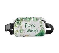 Shamrocks Lucky St Elegante borsa a tracolla per donne e uomini, impermeabile, con cinghia regolabile, per viaggi, vacanze, corsa, 20, 1 Size
