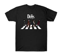 SHAN FENG Johnny- Depp T-Shirt Funny Birthday Black Cotton Tee Vintage Gift for Men Women.. Black XL