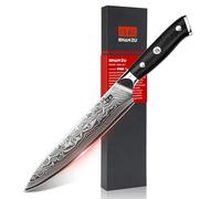SHAN ZU Coltello Multiuso da Cucina Damasco 15cm Coltello Universal