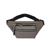 SHANBOYU Borsa a marsupio Pacchetto Di Vita Ottno Cintura Unisex Basse In Bassa Con Jack Per Cuffie E 3 Tasche Con Cerniera Regolabili Per L'Escursionismo Di Esercizio All'Aperto-Champagne