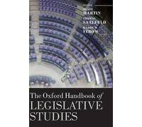 Shane Martin The Oxford Handbook of Legislative Studies (Copertina rigida)