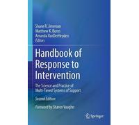 Shane R. Jimerson Handbook of Response to Intervention (Tascabile)