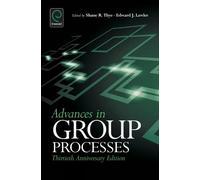 Shane R. Thye Advances in Group Processes (Copertina rigida)