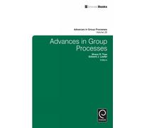 Shane R. Thye Advances in Group Processes (Copertina rigida)