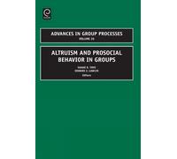 Shane R. Thye Edward J. Altruism and Prosocial Behavior in (Copertina rigida)