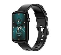 SHANG WING Smartwatch Donna Piccolo Bluetooth 5.4 con Display AMOLED, Orologio Fitness per Polsi Sottili, Cardio, SpO2, Ciclo Mestruale, Notifiche WhatsApp, Idee Regalo Donna per Android iOS Nero