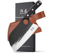 SHANGDAO Coltello da macellaio da 19.5 cm, coltello da macellaio per tagliare la carne, coltello da macellaio in acciaio ad alto tenore di carbonio, For Home Kitchen and Restaurant