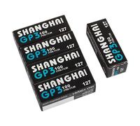 Shanghai GP3 127 Black & White Roll Film ASA DIN ISO 100 B/W Negative Freshest 5 Rolls Pack (5x127)
