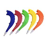 shangjia Shofar - Magnifico Corno Decorativo per Bambini | 5 Pezzi corni Strumenti Rosh Hashanah corni per Incontri Sportivi scolastici Cheerleading Fan della Partita tifo