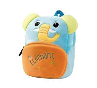SHANGMAOYO Zainetto Bambino Animale Zaino Bambino Peluche Cartoon per Ragazzi o Ragazze (Elefante)