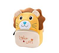 SHANGMAOYO Zainetto Bambino, Zainetto Asilo Bambino,Zainetto Animali Bambino Zainetto Bimba Animale Borsa Asilo Nido Bimba Borsa Bambino Zaino Bambino Peluche Cartoon per Ragazzi o Ragazze (Leone)