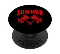 Shango Xango Ifa Orisha Goddess Yoruba Religion Chango PopSockets PopGrip Adesivo