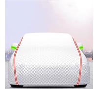 SHANGSHUAI Telo Antigrandine Auto per Dacia Sandero 3 Stepway 2020-2024, Copriauto Esterno Coperture Carrozzeria Impermeabile Traspirante con Cerniera Accessori,E/Silver-Red
