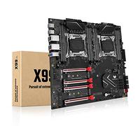 SHANGZHAOYUAN Scheda madre X99 Dual CPU LGA 2011-3 Server (E-ATX, 8*DDR4 ECC, 2*NVME M.2, 2*Gb LAN, SATA 6Gbit/s, 4*PCIe X16, 10-Lay-PCB) supporta Intel CPU Xeon E5 serie LGA2011-3