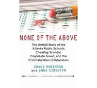 Shani Robinson None of the Above (Copertina rigida)