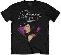 Shania Twain Purple Photo Black M Maglietta