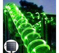 SHANJIA Luci della corda solare, 7.5M/25ft 50LEDs Luce solare fata impermeabile, Luci Stringa di Natale Esterno Solare per All'aperto,Giardini,Patio,Case,Festa di Natale (Verde)