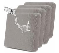 SHANNA Copri Cuscini Elasticizzati Antiscivolo Per Divano: Set Di 4 Fodere Moderne Impermeabili Per Cuscini Da Giardino, Morbide e Lavabili, Adatte a Divani (Marrone Grigiastro)