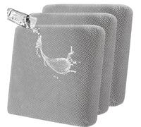 SHANNA Copricuscino Elasticizzato Antiscivolo Per Divano: Set Di 3 Moderne Fodere Per Cuscini Da Divano, Fodere Per Cuscini Da Esterno, Impermeabili, Adatte Per Poltrone(Grigio Chiaro)