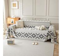 SHANNA Copridivano 2 3 4 Posti Mobili Protector, Ciniglia Copri Divano Antigraffio Gatto, Copridivani Lato AB disponibile, Pesante Inverno Copri Divani, Fodera Divano Antimacchia Lavabile Antiscivolo