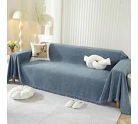 SHANNA Copridivano 2 3 4 Posti Mobili Protector, Ciniglia Copri Divano Antigraffio Gatto, Copridivani Lato AB disponibile, Pesante Inverno Copri Divani, Fodera Divano Antimacchia Lavabile Antiscivolo