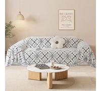SHANNA Copridivano 2 3 4 Posti Mobili Protector, Ciniglia Copri Divano Antigraffio Gatto, Copridivani Lato AB disponibile, Pesante Inverno Copri Divani, Fodera Divano Antimacchia multicolore 220 cm