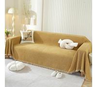 SHANNA Copridivano 2 3 4 Posti Mobili Protector, Ciniglia Copri Divano Antigraffio Gatto, Copridivani Lato AB disponibile, Pesante Inverno Copri Divani, Fodera Divano Antimacchia Lavabile Antiscivolo