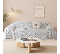 SHANNA Copridivano 2 3 4 Posti Mobili Protector, Ciniglia Copri Divano Antigraffio Gatto, Copridivani Lato AB disponibile, Pesante Inverno Copri Divani, Fodera Divano Antimacchia Lavabile Antiscivolo