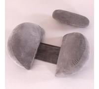 SHANNA Cuscino Gravidanza per Dormire, Cuscino allattamento e Gravidanza, NUOVO Cuscino Comfort Regolabile per Tutto Il Corpo, Maternità e Cuscino Supporto, Fodera Rimovibile e Lavabile (Gris Oscuro)