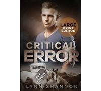 Shannon, Lynn Critical Error: A Small-Town Christian Romantic Suspens Book NUOVO