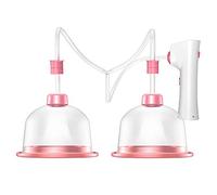 SHANRROW Macchina per l'ingrandimento del petto, massaggiatore elettrico del seno, materiale del silicone, comodo lavaggio, promuove la crescita del seno, sutibile per seno piatto, seno cascante