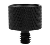 Shanrya Adattatore filettato da 5/8 Femmina a 1/4 Maschio, Adattatore filettato per Supporto Microfono Antiscivolo per Supporto per Supporto Microfono(Nero (F2A))