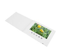 Shanrya Biglietto d'auguri Video, 128 MB di Memoria Brochure Video Alta velocità di Codifica per Ristoranti di Fascia Media e Alta (Batteria agli ioni di Litio da 7 Pollici 1500 mAh)