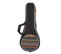 Shanrya Borsa per mandolino in Stile Etnico, Borsa per mandolino con Tracolla Regolabile Portatile per Accessori di Finitura per Il Trasporto di mantolin