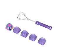 Shanrya Chiavi in Metallo, Copritasti Decorativi in Lega di Alluminio con Tocco Speciale Rivestimento Resistente e Durevole 5 Colori XDA per Meccanici (#4)