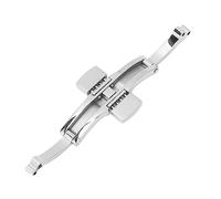 Shanrya Chiusura del Cinturino dell'Orologio, Chiusura dell'Orologio con Fibbia a Scatto Dal Design Unico in Acciaio Inossidabile per Orologio Danneggiato (3 * 15)