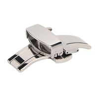 Shanrya Chiusura Deployante per Orologio, Chiusura per Cinturino Pieghevole in Argento per Negozio di Orologi per Orologiaio (20)