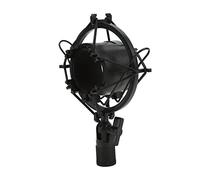 Shanrya Clip per Microfono, Supporto Antiurto per Microfono in plastica Rimovibile con Vite Fissa per microfoni da 47-57 mm