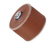 Shanrya Copertura della Bombola del Gas, Protezione Efficace Vintage Copertura Protettiva della Bombola del Gas Resistente allo Strappo Pelle PU Realizzata a Mano per Il Picnic (Marrone Scuro)