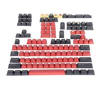 Shanrya Copritasti per tastiera, design ergonomico Copritasti PBT 128 tasti per tastiere meccaniche per tastiera da gioco per uso quotidiano per PC universale