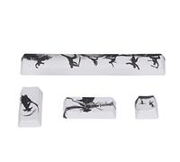 Shanrya Copritasti personalizzati, kit di copritasti fai-da-te con motivo a cartone animato confortevole per tastiere meccaniche