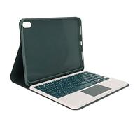 Shanrya Custodia per tablet, con angolo regolabile, per tastiera professionale, con ritaglio preciso e spegnimento automatico con touchpad per 11,9 pollici 2022 generazione 10 (verde)